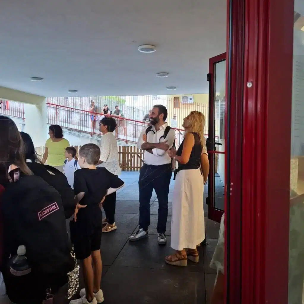 Amalfi primo giorno di scuola