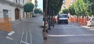 lavori riqualificazione via Libroia