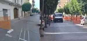 lavori riqualificazione via Libroia