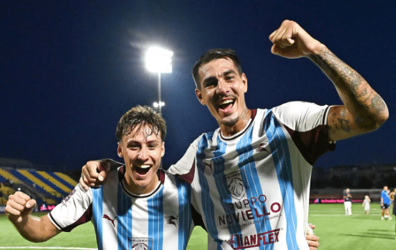 Giugliano - Salernitana 1-2 promossi