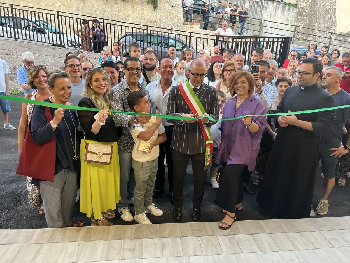 montecorvino rovella inaugurazione nuovo polo infanzia
