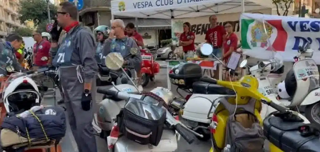 salerno vespa giro tre mari 2025