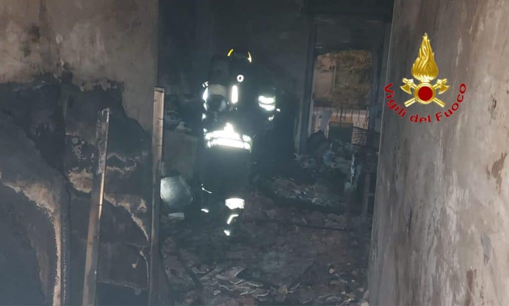 Incendio Ascea Marina