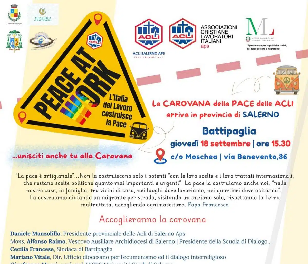 carovana pace battipaglia 18 settembre