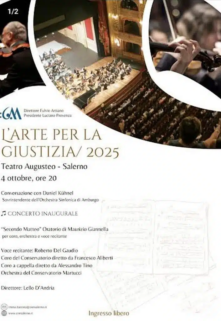 oratorio secondo matteo salerno Conservatorio Martucci