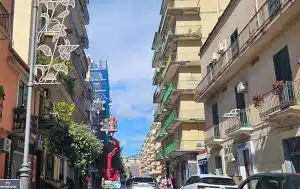 salerno luci d'artista 2025/2026 prime installazioni