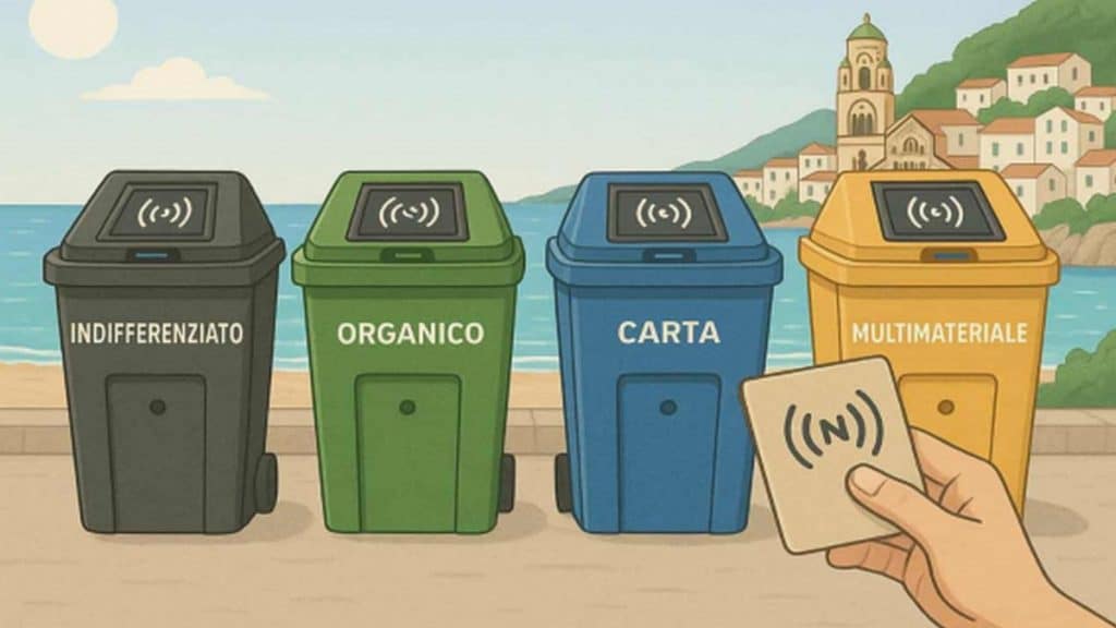 amalfi raccolta differenziata contenitori intelligenti strutture extralberghiere