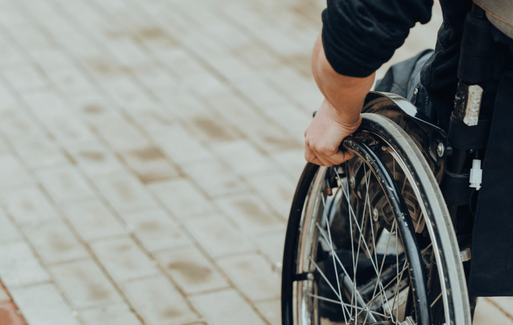 disabile aggressione Castel San Giorgio