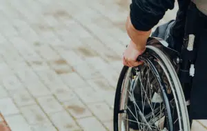 disabile aggressione Castel San Giorgio
