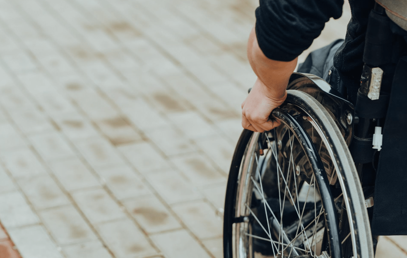 disabile aggressione Castel San Giorgio