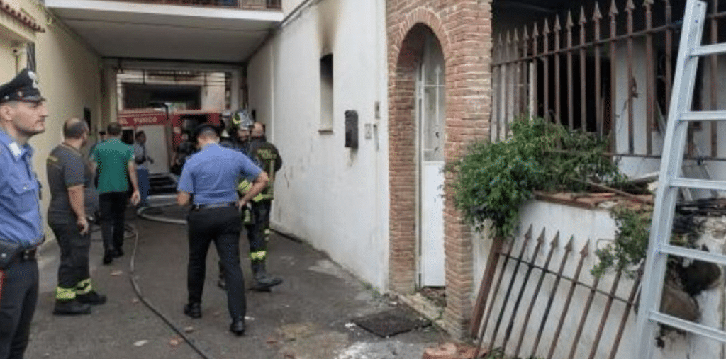 Esplosione bombola gas scafati