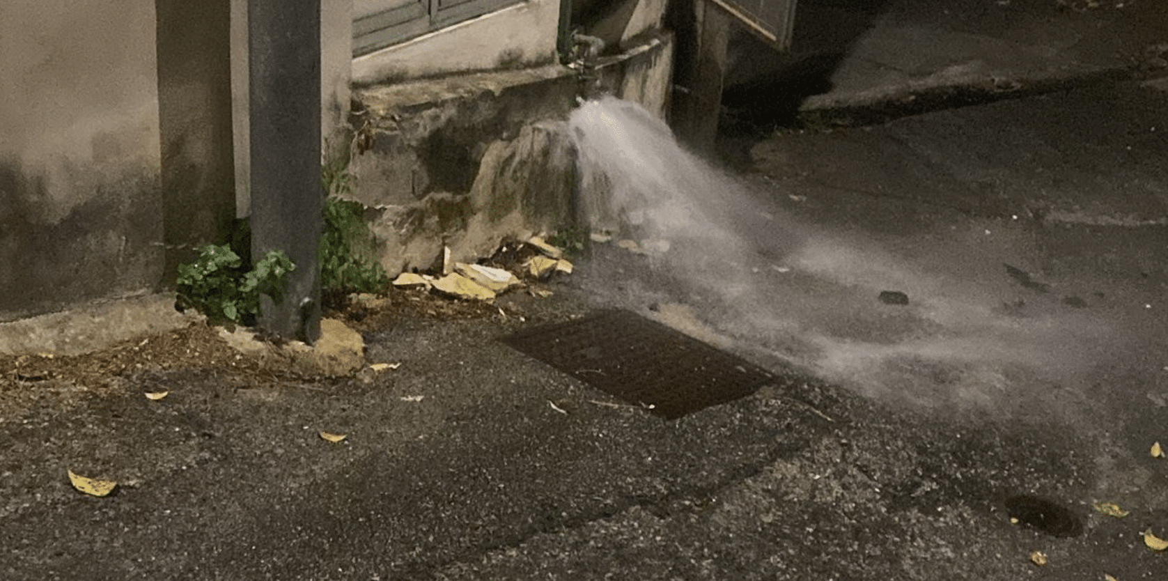 Salerno tubo acqua