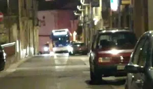 salerno pullman bloccato