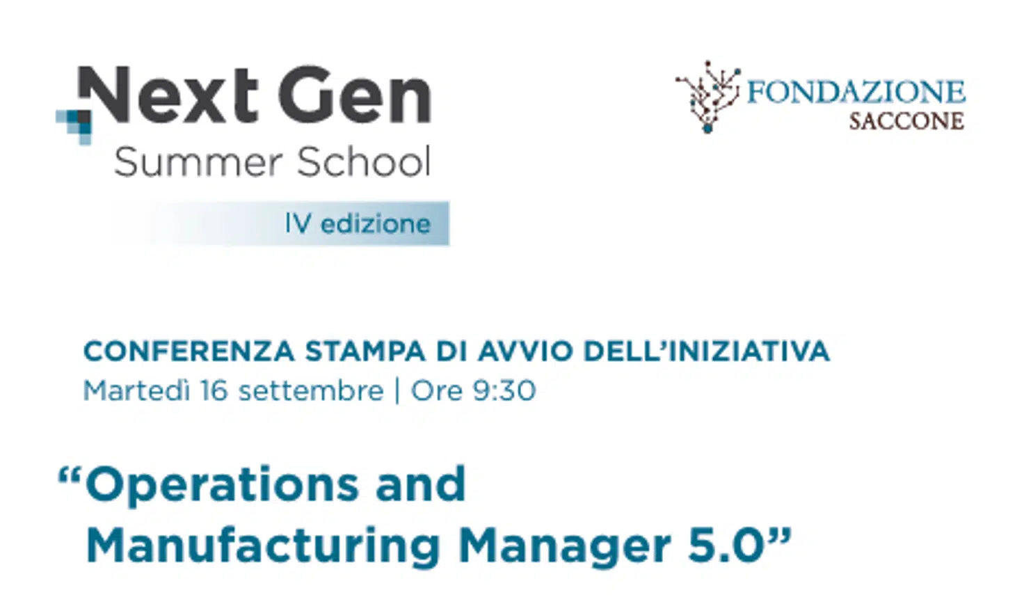 Next Gen Summer School montecorvino