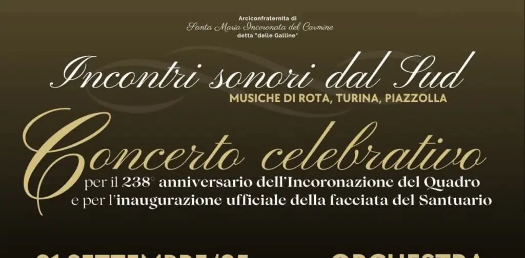Pagani inaugurazione Santuario Madonna Galline