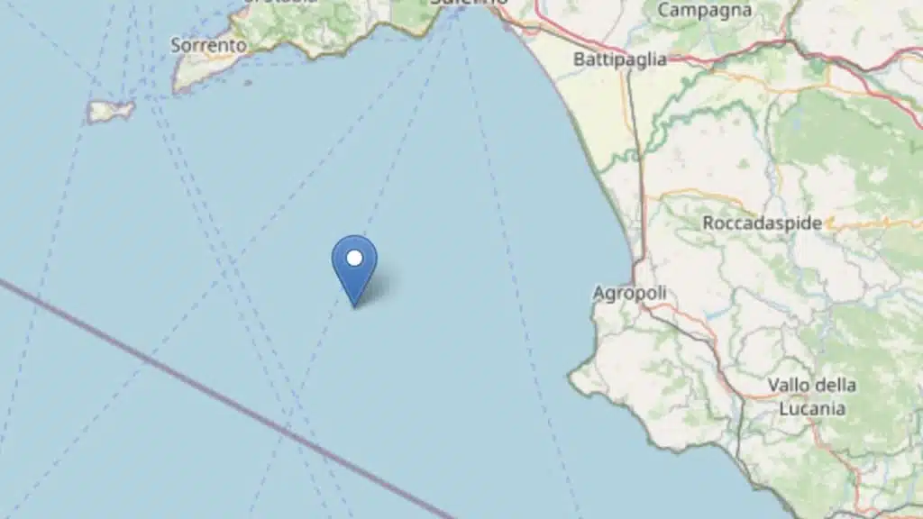 terremoto Golfo Salerno