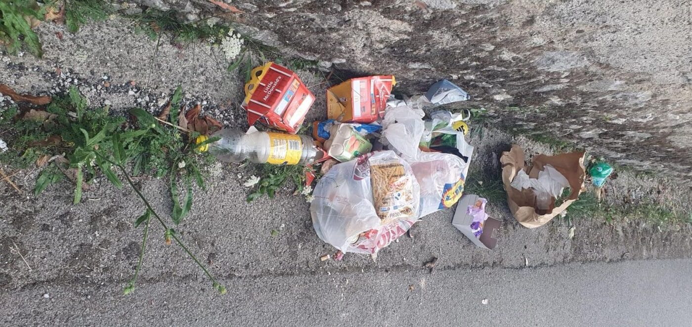 teggiano abbandono rifiuti multe 23 settembre