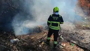 incendio bosco Lavorate