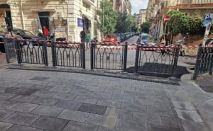 salerno rimosse balaustre processione san matteo