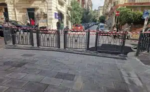 salerno rimosse balaustre processione san matteo