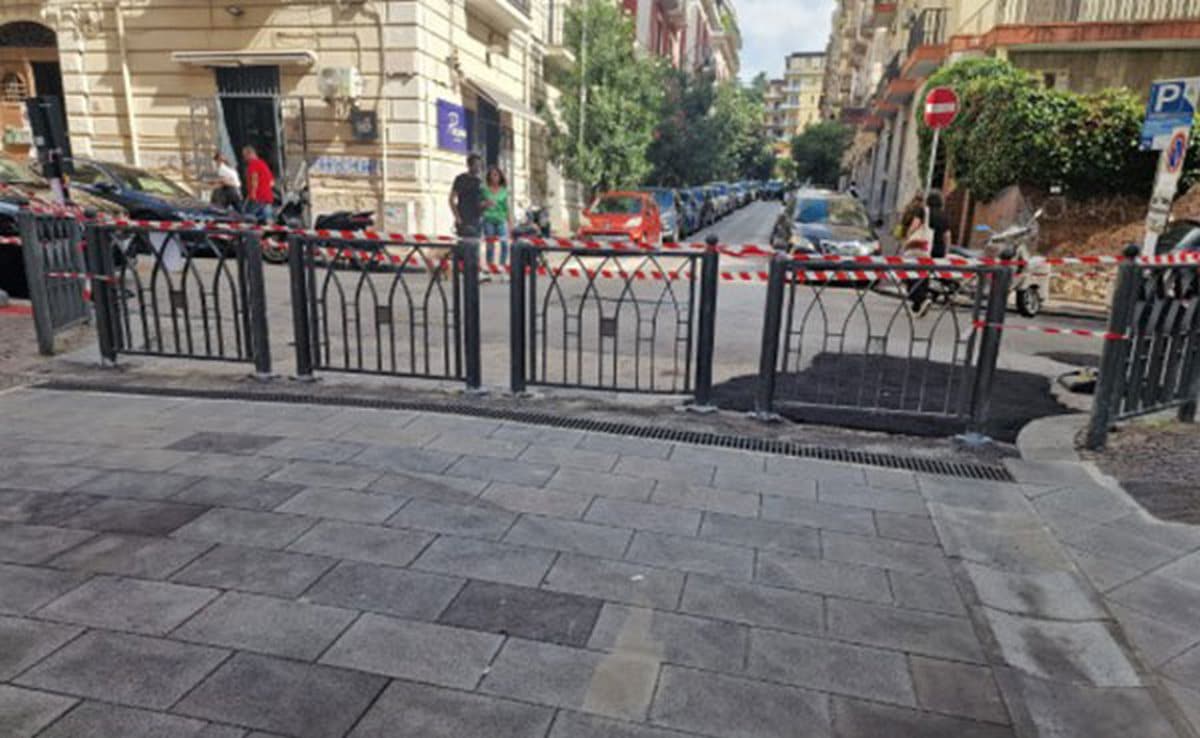 salerno rimosse balaustre processione san matteo