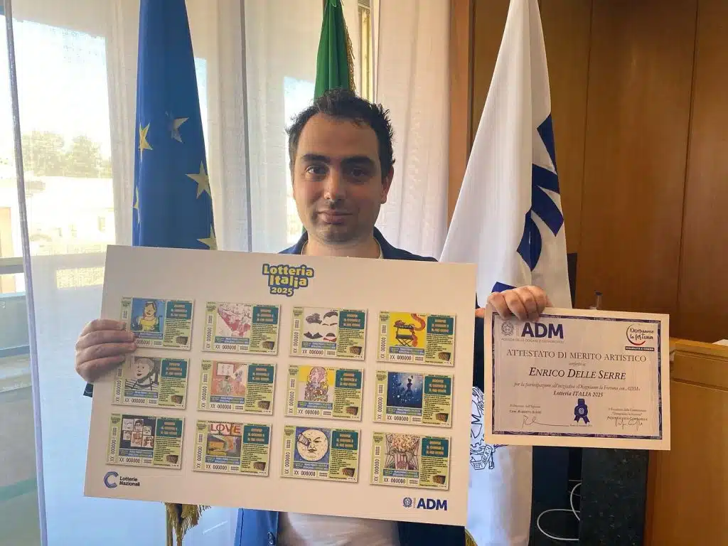 lotteria italia 2025 disegno salernitano enrico delle serre biglietti