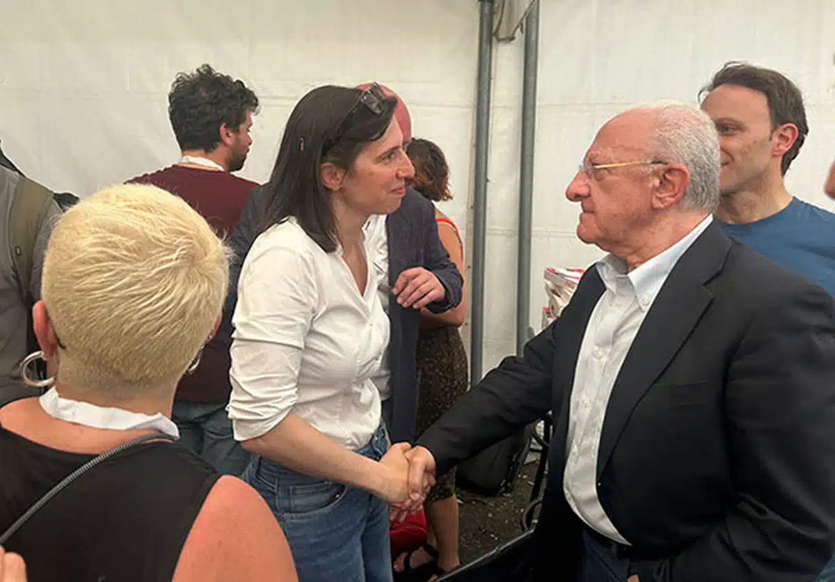 elezioni regionali 2025 campania vincenzo de luca nessun patto schlein