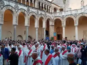 san matteo 2025 salerno messa sportivi oggi 18 settembre
