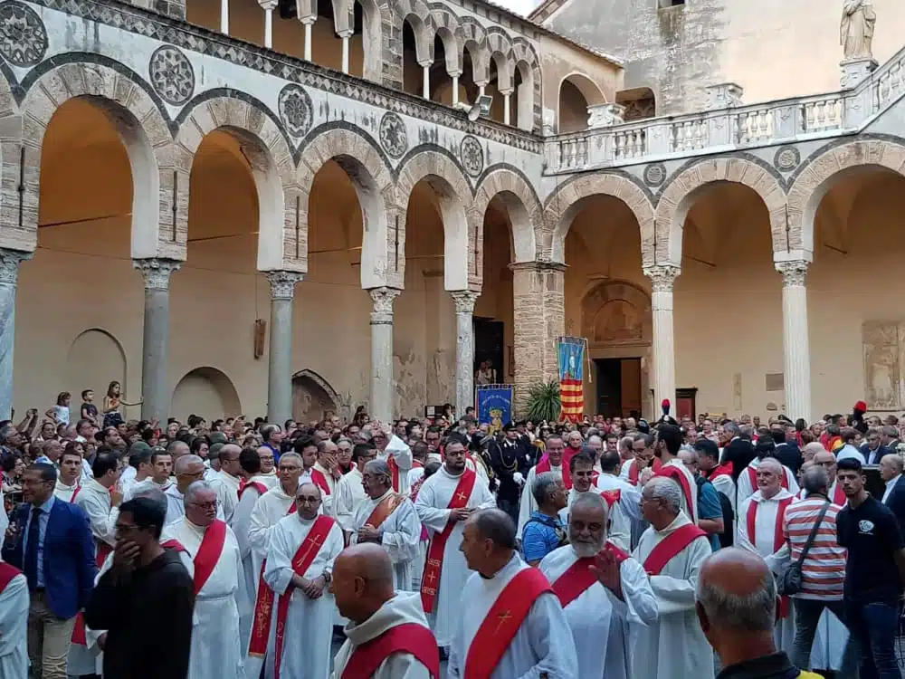 san matteo 2025 salerno messa sportivi oggi 18 settembre