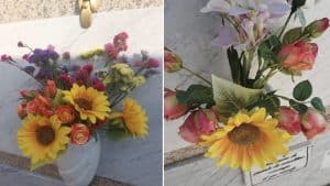Albanella furto fiori cimitero