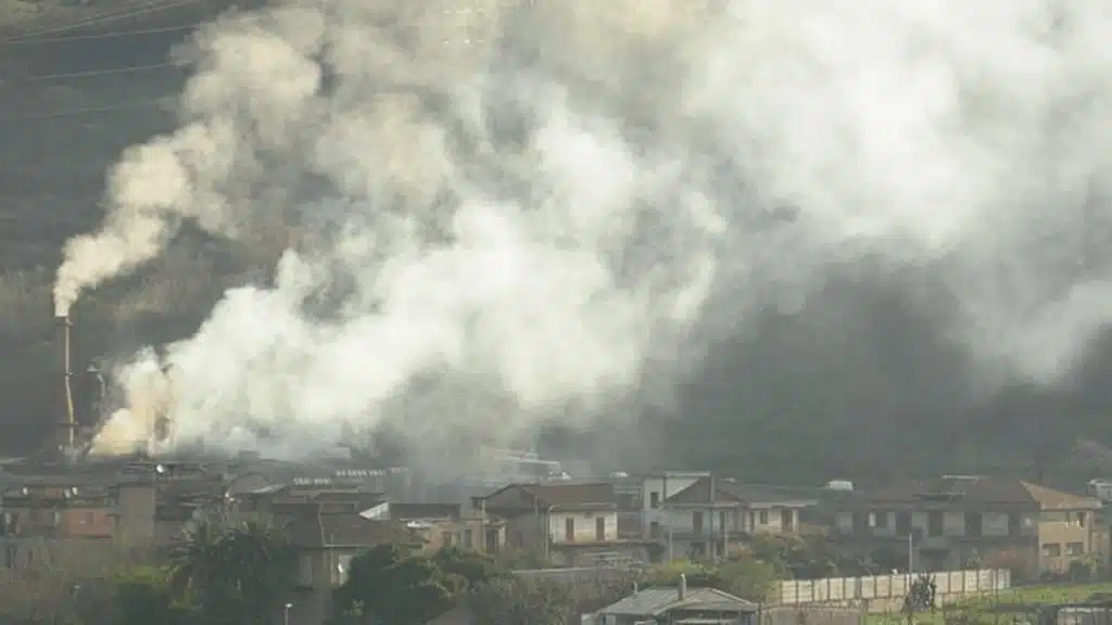 salerno inquinamento via dei greci appello de luca