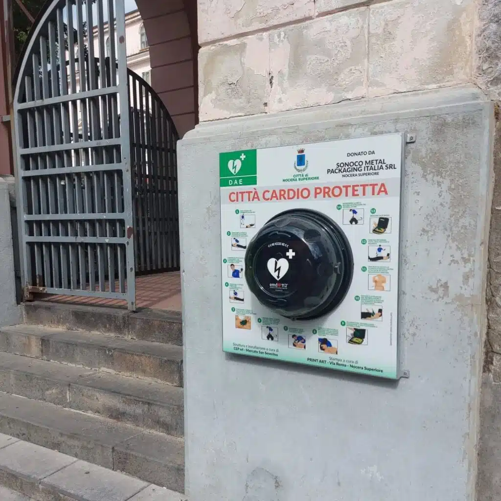 nocera superiore installazione defibrillatori