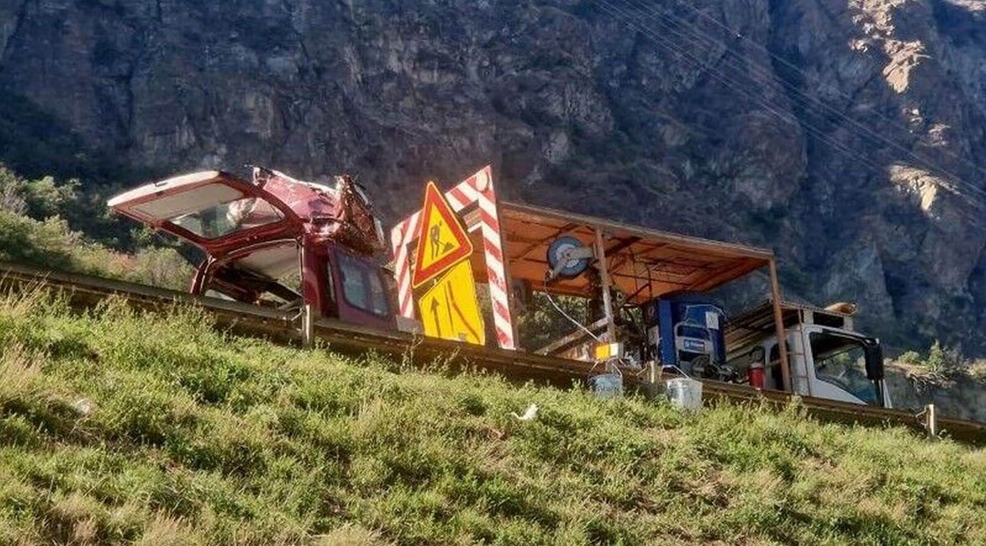 valle aosta incidente morto feriti vallo diano