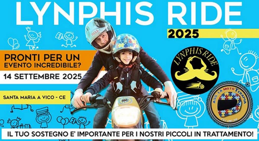 Lynphis Ride, da tutta Italia a Santa Maria a Vico per la Mototerapia: anche gruppi da Salerno