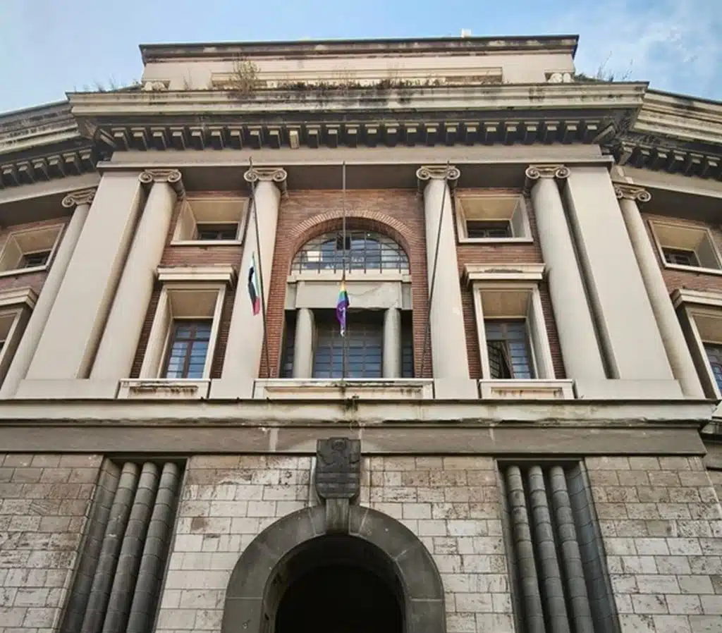 salerno bandiera palestinese