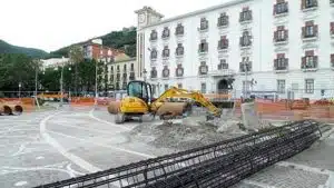 salerno ripresi lavori piazza cavour