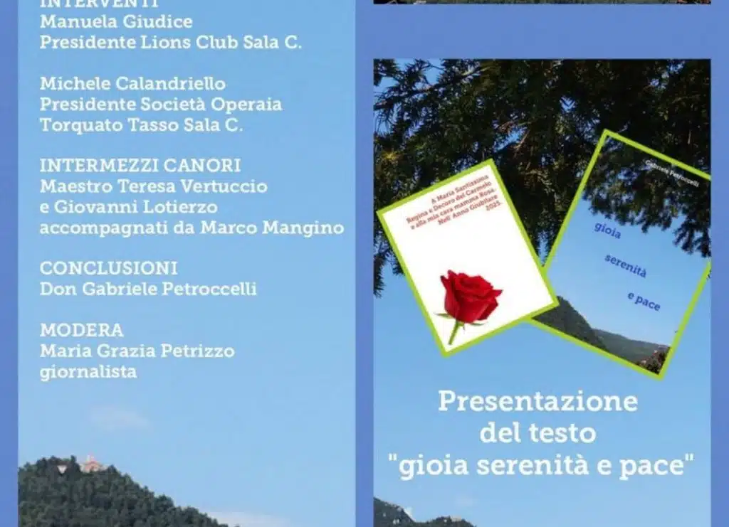 sala consilina presentazione libro don Gabriele Petroccelli