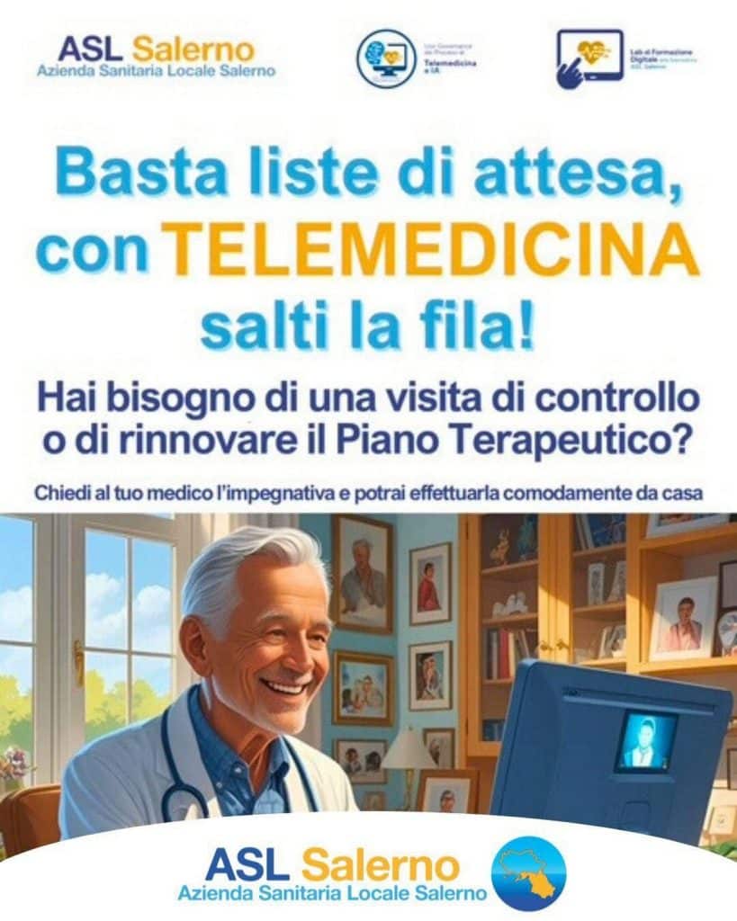 asl salerno televisita attiva 16 settembre