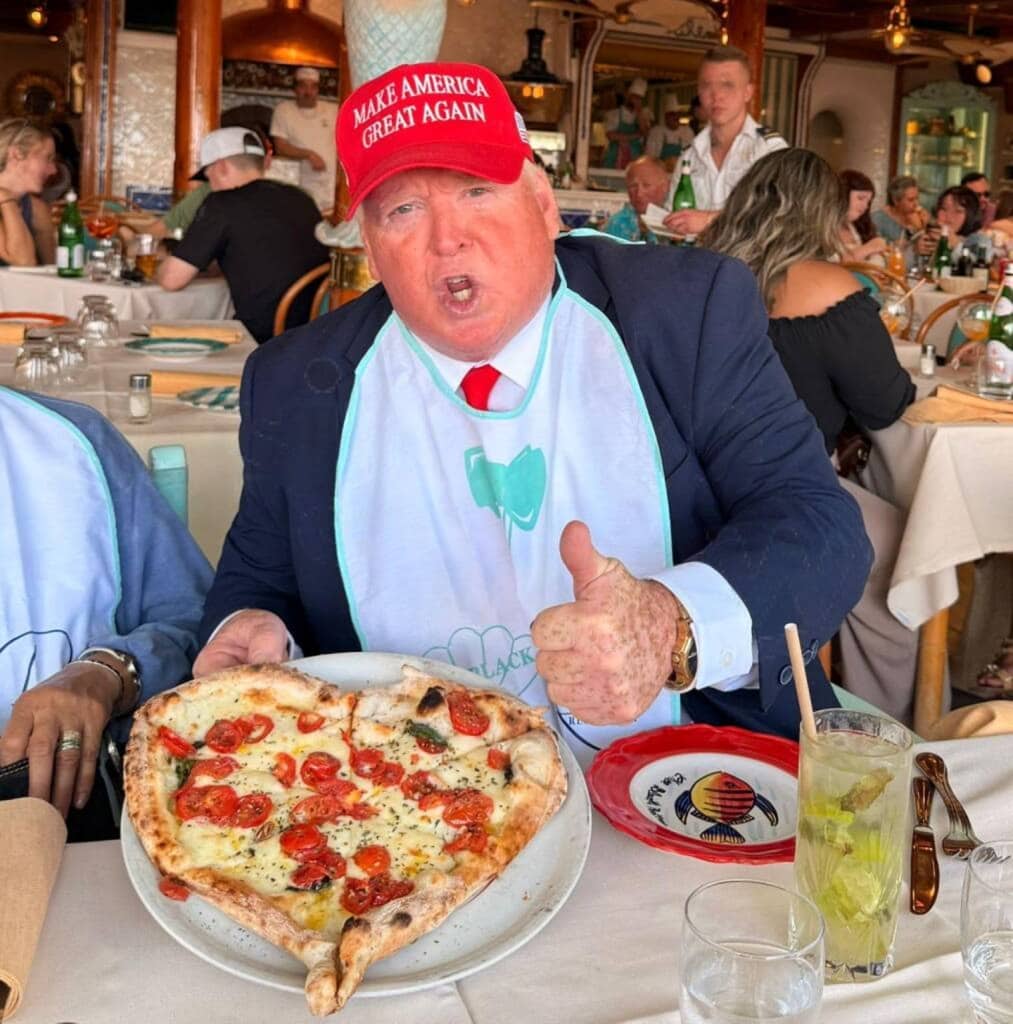 Positano sosia Donald Trump