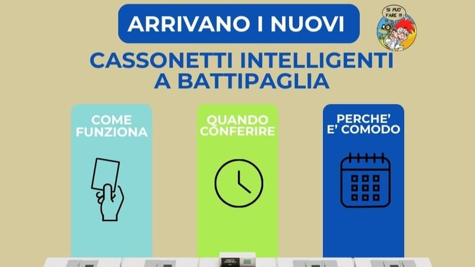 Battipaglia isole ecologiche intelligenti