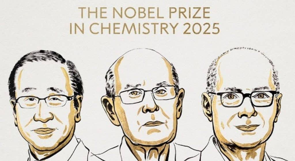 nobel chimica 2025 Kitagawa Robson Yaghi