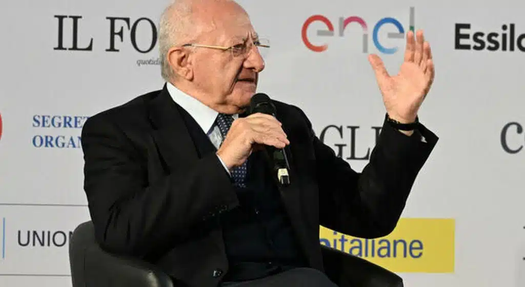 regionali campania vincenzo de luca resto politica 25 anni