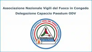 capaccio paestum vigili fuoco congedo solidarietà protezione civile