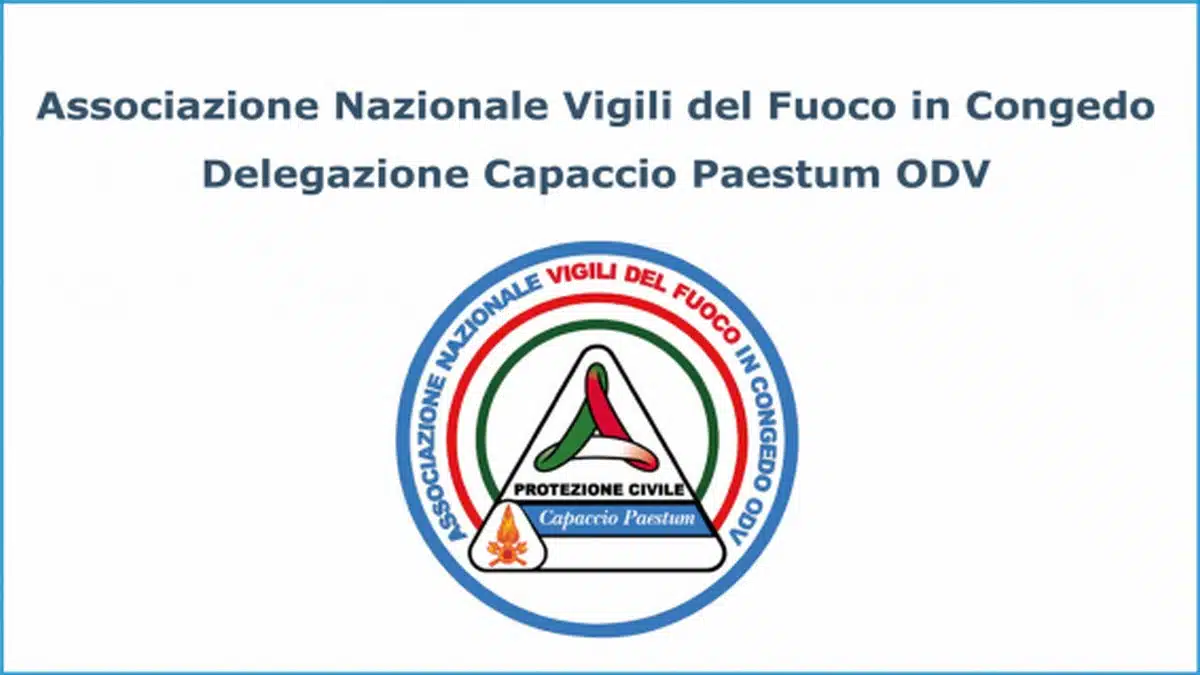 capaccio paestum vigili fuoco congedo solidarietà protezione civile