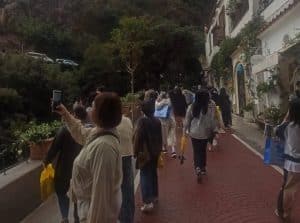 Positano turismo autunnale