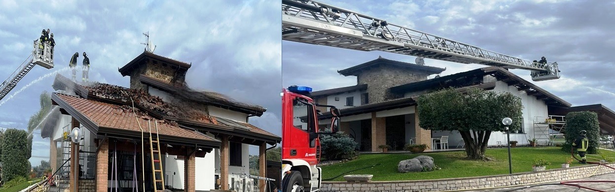 Altavilla Silentina incendio