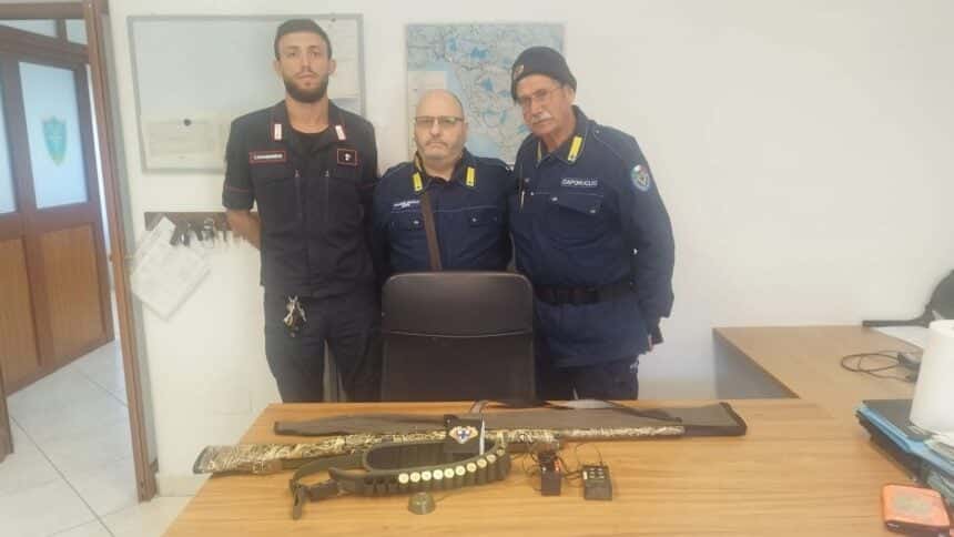Capaccio Paestum cacciatore denunciato