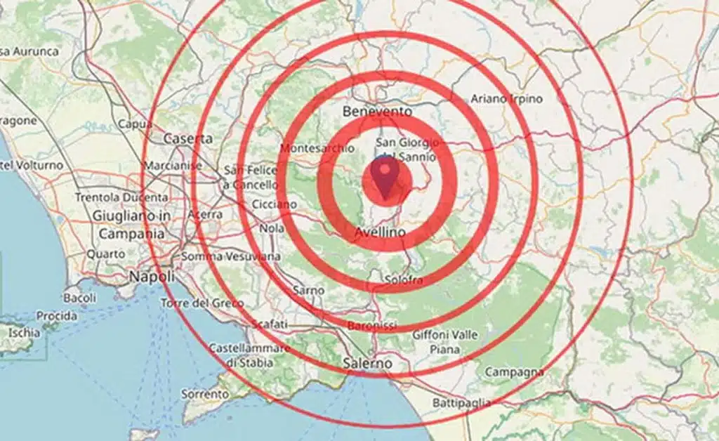 terremoto montefredane salerno