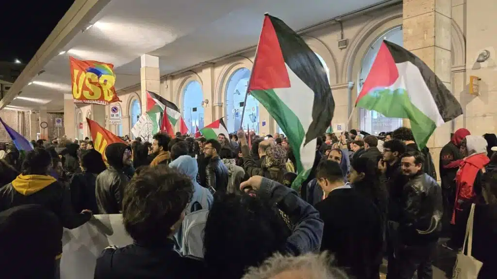 salerno corteo pro-palestina 2 ottobre