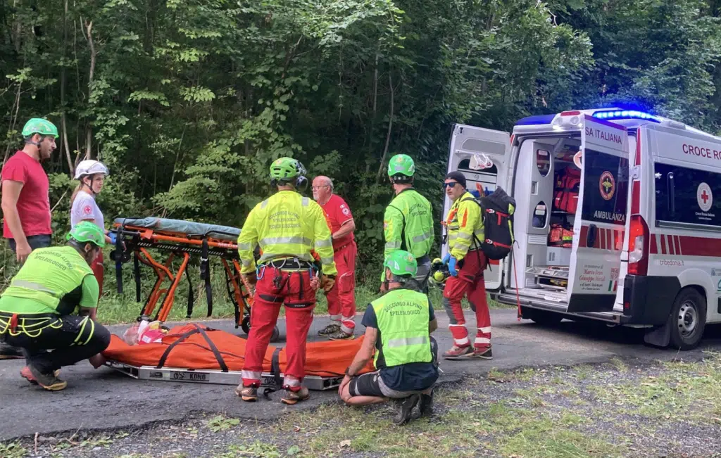 incidente uomo caduto muretto salento raccolta funghi
